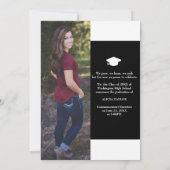 Aankondigingen van de voltooide klasse, de graad (Achterkant)