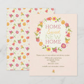 Aankondigingen van Floral Wreath Moving (Voorkant / Achterkant)