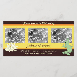 Aankondigingen van goudkikker en lotus Birth