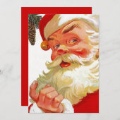 Aankondigingen van het  Holiday Santa Open House (Voorkant / Achterkant)