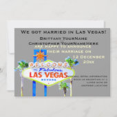 Aankondigingen van Las Vegas Wedding Photo (Voorkant)