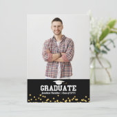 Aankondigingsfoto middelbare school eindexamen aankondiging (Staand voorkant)