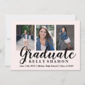 Aankondigingskaart afstuderen kaart (Voorkant)