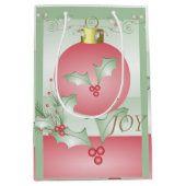 Aankoop van Holly Light Green Pink Medium Cadeauzakje (Voorkant)
