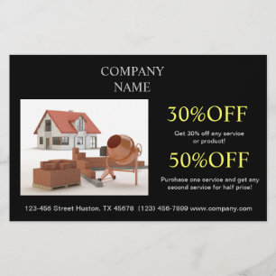 Aanleg renovatie Home Remodeling Contractor Constr Flyer