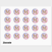 Aanloopbrief M Ronde Sticker (Vel)