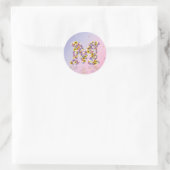 Aanloopbrief M Ronde Sticker (Tas)