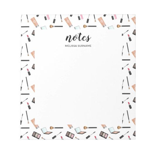 Aanmaak patroongrenzen met persoonlijke naam notitieblok (Voorkant)