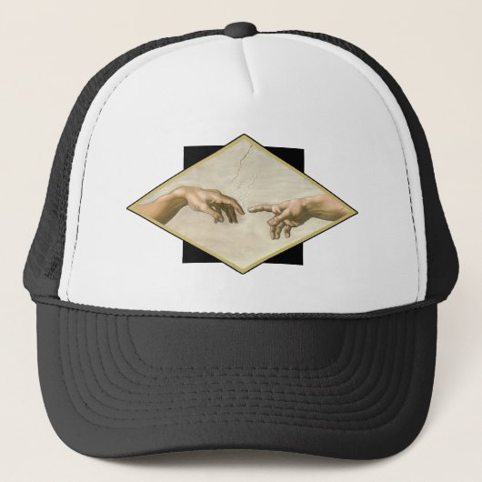 Aanmaak van Adam Detail Trucker Pet (Voorkant)