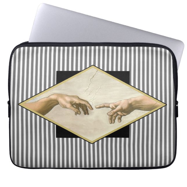Aanmaak van Adam Stripes Laptop Sleeve (Voorkant)