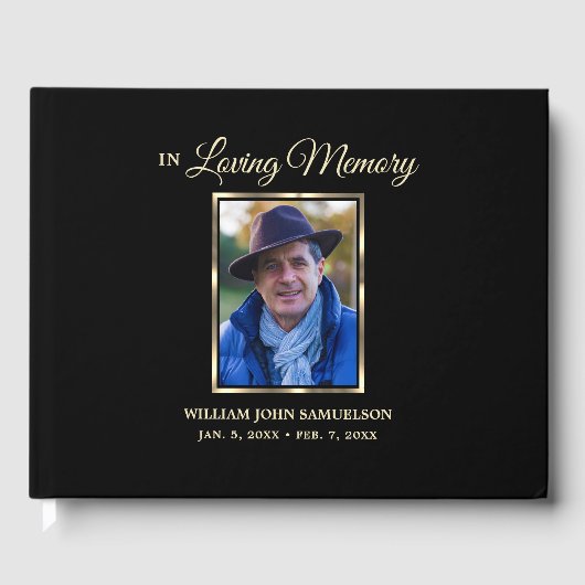 Aanmelden bij Loving Memory Funeral Memorial Gastenboek (Voorkant)