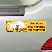 Aanmoediging_ Bumpersticker (Op auto)