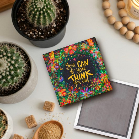 Aanmoediging Denk dat je inspirativiteitsmagneet k Magneet