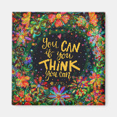 Aanmoediging Denk dat je inspirativiteitsmagneet k Magneet (Voorkant)