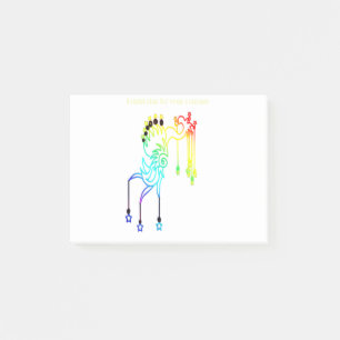Aanmoediging en prestatie post-it® notes
