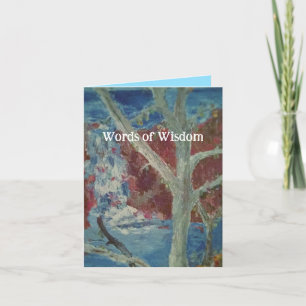 Aanmoediging G Kaart: Woorden van Wijsheid Kaart