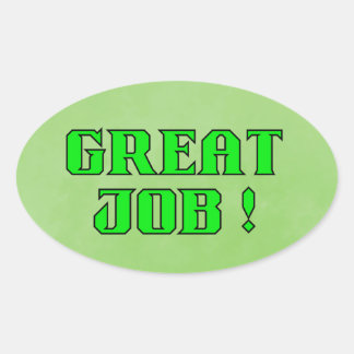 Aanmoediging Geweldig Werk Sticker