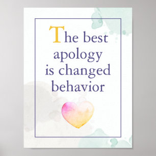 Aanmoediging Leraren Klaslokaal Aquarel Poster