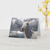 Aanmoediging Paard Storm Kaart - Western (Gele Bloem)