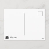 Aanmoediging van bijbelverse Briefkaart (Achterkant)