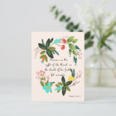 Aanmoediging van Bijbelverzen Kunst - Psalm 116:15 Briefkaart (Staand voorkant)