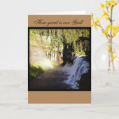 Aanmoediging van Christelijke Kaart (Gele Bloem)