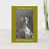 Aanmoediging, welkom in onze geloofsgemeenschap, K Kaart (Voorkant)