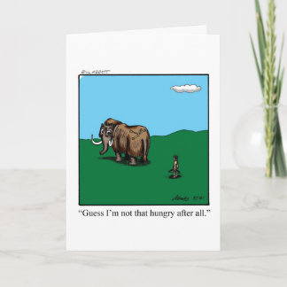 Aanmoediging Wenskaart Humor Kaart
