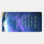 Aanmoedigingsbanner - 2 Timothy 1:7 Spandoek (Horizontaal)