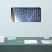 Aanmoedigingsbanner - Ephesianen 3:17-19 Spandoek (Beurs)