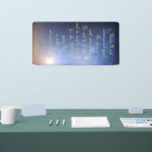 Aanmoedigingsbanner - Joshua 1:9 Spandoek (Beurs)