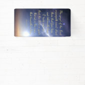 Aanmoedigingsbanner - Psalm 34:7-8 Spandoek (Insitu)