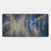 Aanmoedigingsbanner - Psalm 40:4 Spandoek (Horizontaal)