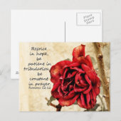 Aanmoedigingskaart Briefkaart (Voorkant / Achterkant)