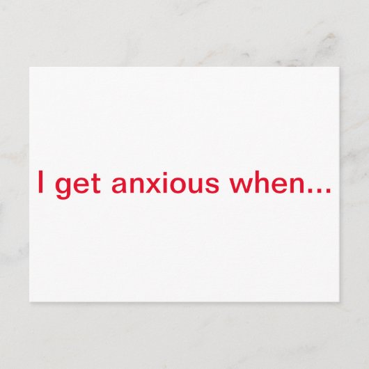 Aanmoedigingskaart Briefkaart (Voorkant)