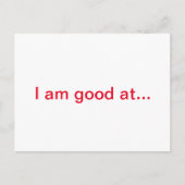 Aanmoedigingskaart Briefkaart (Voorkant)