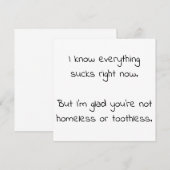 Aanmoedigingskaart voor echte ventilatoren (Voorkant / Achterkant)