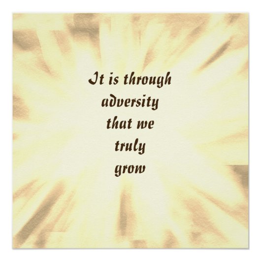 Aanmoedigingsofferte Perfect Poster (Voorkant)