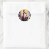 Aanname van de Maagd Maria Ronde Sticker (Tas)