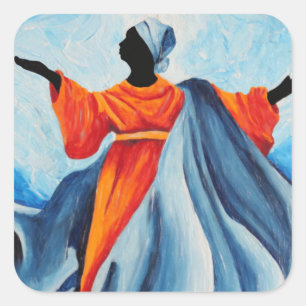 Aanname van Madonna - Sanctissima 2008 Vierkante Sticker