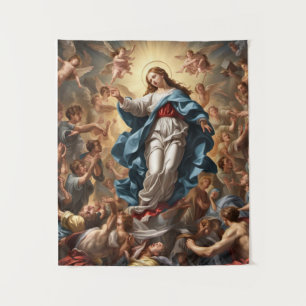 Aanname van Maria Christelijke Religie Wandkleed