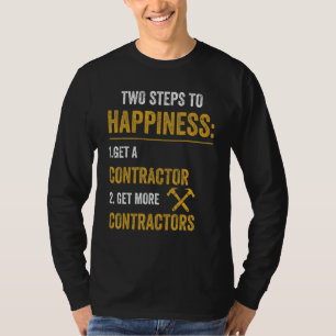 Aannemer Bouw Klusjesman Bouwer T-shirt