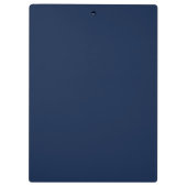 Aannemer Bouwconstructie Navy Blauw Goud Klembord (Achterkant)