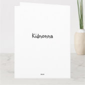 "AANNEMING" KAART (Achterkant)