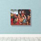 AANNEMING VAN DE MAGI CANVAS AFDRUK (Insitu (Houten vloer))