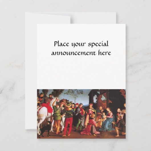 AANNEMING VAN DE MAGI KAART (Achterkant)