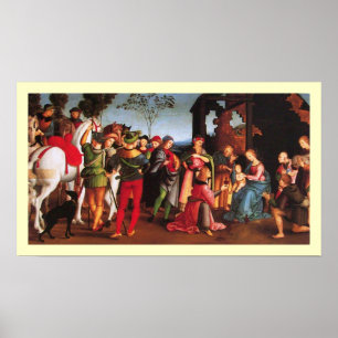 AANNEMING VAN DE MAGI POSTER