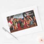 AANNEMING VAN DE MAGI RECHTHOEKIGE STICKER (Envelop)