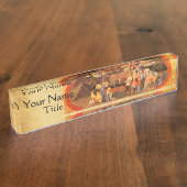 AANNEMING VAN HET MAGI NATIVITEITSPARCHMENT NAAMBORDJE (Zijkant)