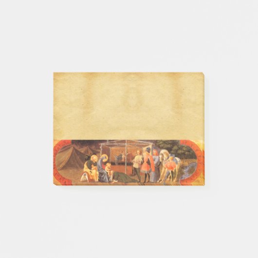 AANNEMING VAN HET MAGI NATIVITEITSPARCHMENT POST-IT® NOTES (Voorkant)